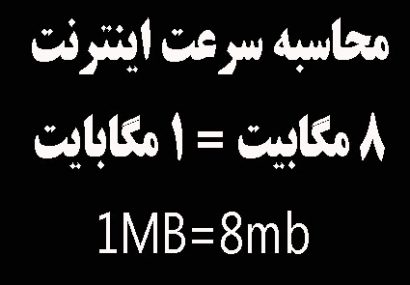 چرا سرعت اینترنت برابر با سرعتی که از شرکت‌های ارایه‌دهنده خدمات اینترنتی می خریم تفاوت دارد؟/ تفاوت مگابایت و مگابیت چیست ؟